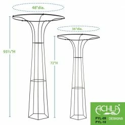 Achla Designs Elegant Garden Mushroom Trellis, 72 in. Tall Roman Bronze Powder Coat Finish 13 Achla Designs Elegant Garden Mushroom Trellis, 72 in. Tall Roman Bronze Powder Coat Finish -Achla Designs Shop browns tans achla designs garden trellises pyl 09 fa 1000