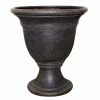 Southern Patio Jean Pierre Large 16 in. x 18 in. Brownstone Resin Composite Urn Planter 1 Southern Patio Jean Pierre Large 16 in. x 18 in. Brownstone Resin Composite Urn Planter -Achla Designs Shop brownstone southern patio urn planters cmx 054665 64 1000