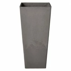 Arcadia Garden Products Contempo Tall Square 13 in. x 13 in. x 28 in. Cement PSW Pot -Achla Designs Shop cement arcadia garden products plant pots fs32ct c3 1000