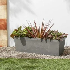 Arcadia Garden Products 25.3 in. x 9 in. Cement Composite PSW Window Box -Achla Designs Shop cement arcadia garden products window boxes u65ct 31 1000