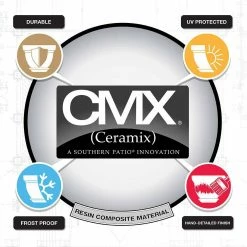 Southern Patio Willow Large 15 in. x 10 in. Chalk Resin Composite Planter 17 Southern Patio Willow Large 15 in. x 10 in. Chalk Resin Composite Planter -Achla Designs Shop chalk southern patio plant pots cmx 057703 1f 1000