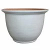 Southern Patio Willow Large 18.8 in. x 12.4 in. Chalk Resin Composite Planter -Achla Designs Shop chalk southern patio plant pots cmx 057710 64 1000