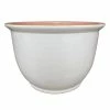 Southern Patio Willow Large 22 in. x 14.5 in. Chalk-Colored Resin Composite Planter -Achla Designs Shop chalk southern patio plant pots cmx 088752 64 1000