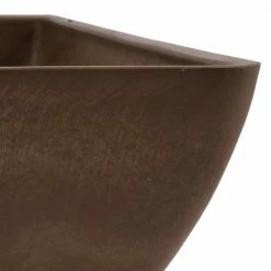 Arcadia Garden Products Simplicity Square 12 in. x 12 in. x 6 in. Chocolate PSW Pot -Achla Designs Shop chocolate arcadia garden products plant pots fbd30c 4f 1000