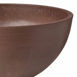 Arcadia Garden Products Simplicity Bowl 16 in. x 8 in. Chocolate PSW Pot -Achla Designs Shop chocolate arcadia garden products plant pots k40c 4f 1000
