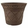 Arcadia Garden Products Scroll Grower 5 in. x 4 in. Chocolate PSW Pot -Achla Designs Shop chocolate arcadia garden products plant pots nur12c 64 1000