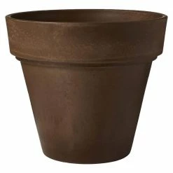 Arcadia Garden Products Traditional 16 in. x 13-1/2 in. Chocolate PSW Pot
