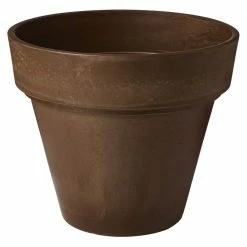 Arcadia Garden Products Traditional 21-1/2 in. x 20 in. Chocolate PSW Pot -Achla Designs Shop chocolate arcadia garden products plant pots ot55c c3 1000