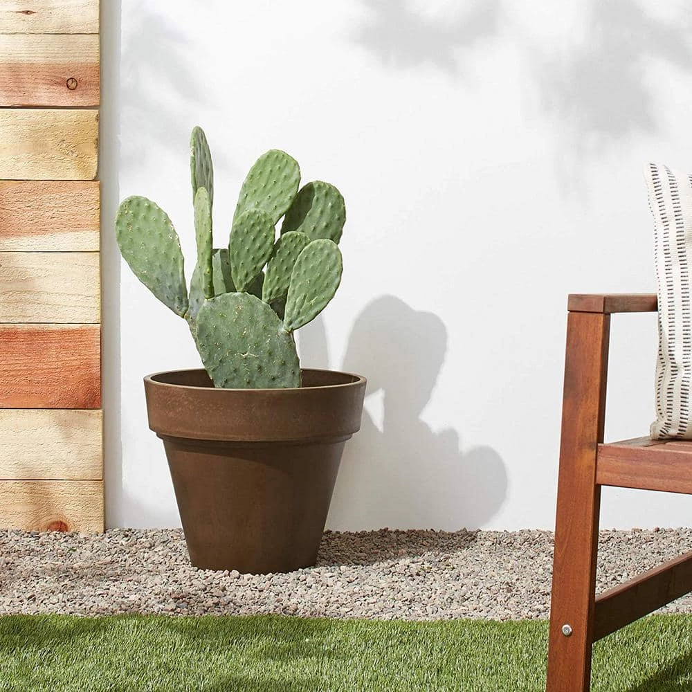 Arcadia Garden Products Traditional 21-1/2 in. x 20 in. Chocolate PSW Pot 4 Arcadia Garden Products Traditional 21-1/2 in. x 20 in. Chocolate PSW Pot - Image 2