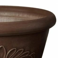 Arcadia Garden Products 8 in. x 3 in. Chocolate PSW Bulb Pan Pot 10 Arcadia Garden Products 8 in. x 3 in. Chocolate PSW Bulb Pan Pot -Achla Designs Shop chocolate arcadia garden products plant pots ta20c 4f 1000