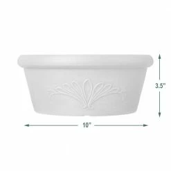 Arcadia Garden Products 10 in. x 3-1/2 in. Chocolate PSW Bulb Pan Pot -Achla Designs Shop chocolate arcadia garden products plant pots ta25c 44 1000