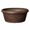 Arcadia Garden Products 10 in. x 3-1/2 in. Chocolate PSW Bulb Pan Pot -Achla Designs Shop chocolate arcadia garden products plant pots ta25c 64 1000