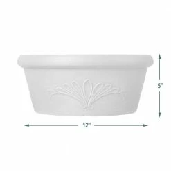 Arcadia Garden Products 12 in. x 5 in. Chocolate PSW Bulb Pan Pot -Achla Designs Shop chocolate arcadia garden products plant pots ta30c 44 1000