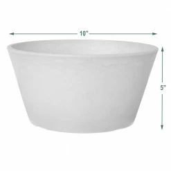 Arcadia Garden Products Sleek 10 in. x 5 in. Chocolate PSW Bulb Pan Pot -Achla Designs Shop chocolate arcadia garden products plant pots td25c 44 1000