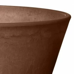 Arcadia Garden Products Sleek 10 in. x 5 in. Chocolate PSW Bulb Pan Pot -Achla Designs Shop chocolate arcadia garden products plant pots td25c 4f 1000