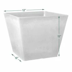 Arcadia Garden Products Simplicity Square 12 in. x 10 in. Chocolate PSW Pot 10 Arcadia Garden Products Simplicity Square 12 in. x 10 in. Chocolate PSW Pot -Achla Designs Shop chocolate arcadia garden products plant pots uf31c 1f 1000