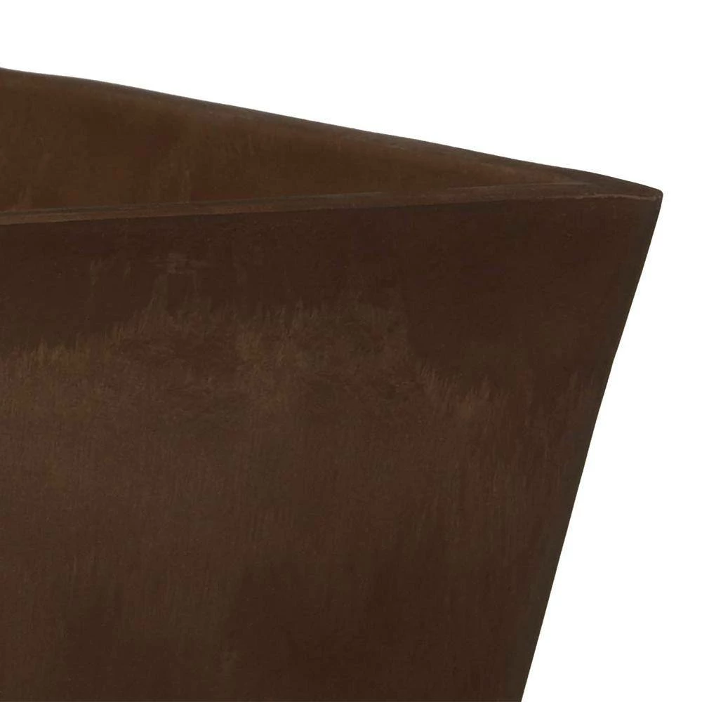 Arcadia Garden Products Simplicity Square 12 in. x 10 in. Chocolate PSW Pot 5 Arcadia Garden Products Simplicity Square 12 in. x 10 in. Chocolate PSW Pot - Image 3
