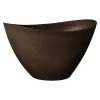 Arcadia Garden Products Swoop 16 in. x 12 in. x 9 in. Chocolate PSW Pot -Achla Designs Shop chocolate arcadia garden products plant pots yb41c 64 1000