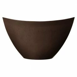 Arcadia Garden Products Swoop 16 in. x 12 in. x 9 in. Chocolate PSW Pot -Achla Designs Shop chocolate arcadia garden products plant pots yb41c c3 1000