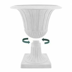 Arcadia Garden Products Worthington 20 in. x 21 in. Chocolate PSW Urn -Achla Designs Shop chocolate arcadia garden products urn planters g50c fa 1000