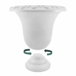 Arcadia Garden Products Pennington 20 in. x 18 in. Chocolate PSW Urn 12 Arcadia Garden Products Pennington 20 in. x 18 in. Chocolate PSW Urn -Achla Designs Shop chocolate arcadia garden products urn planters za50c 44 1000