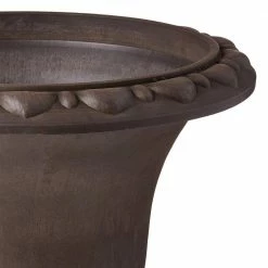 Arcadia Garden Products Pennington 20 in. x 18 in. Chocolate PSW Urn 10 Arcadia Garden Products Pennington 20 in. x 18 in. Chocolate PSW Urn -Achla Designs Shop chocolate arcadia garden products urn planters za50c 4f 1000