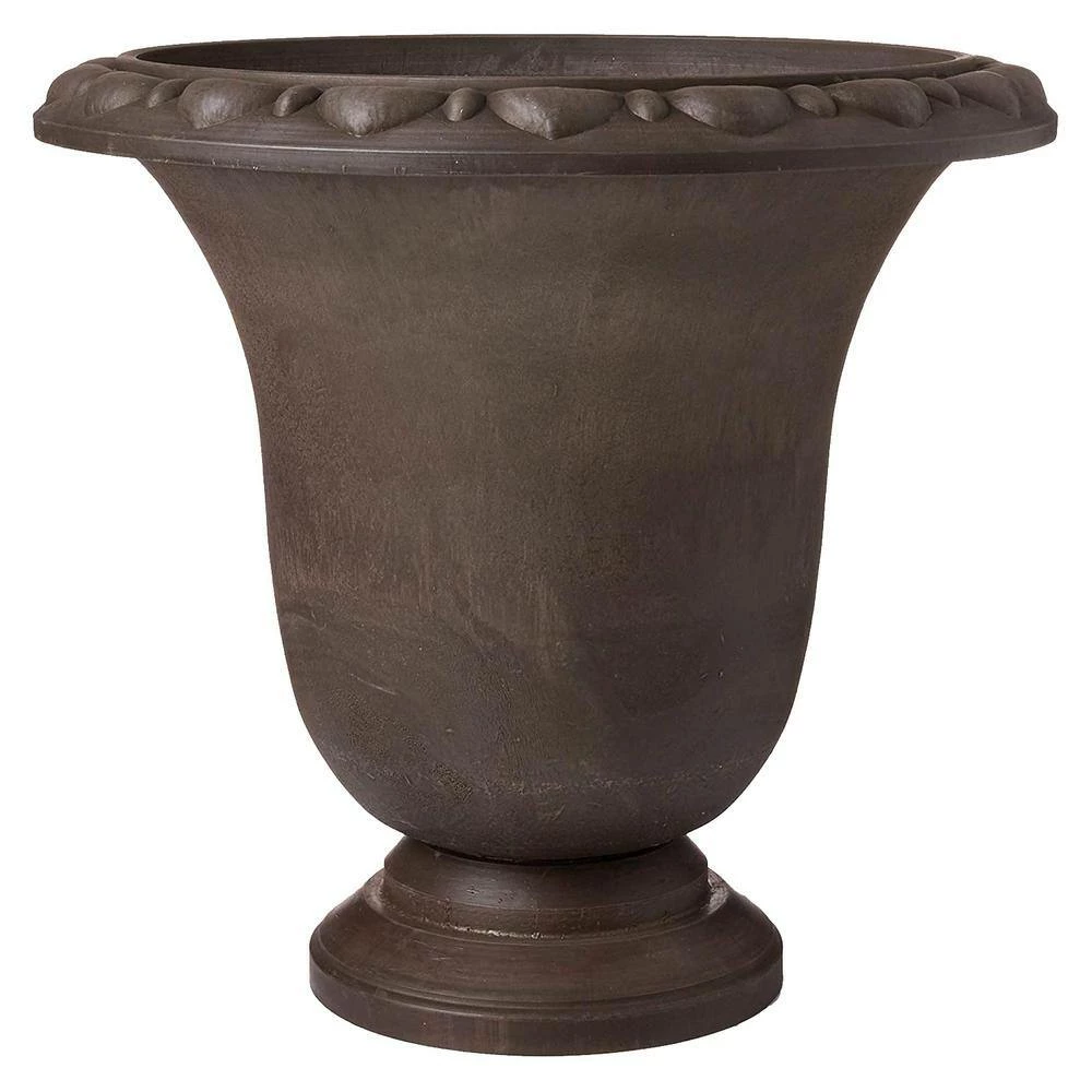 Arcadia Garden Products Pennington 20 in. x 18 in. Chocolate PSW Urn 4 Arcadia Garden Products Pennington 20 in. x 18 in. Chocolate PSW Urn - Image 2