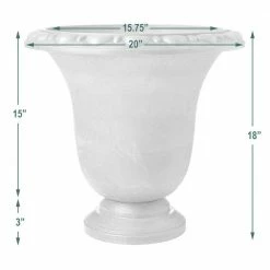 Arcadia Garden Products Pennington 20 in. x 18 in. Chocolate PSW Urn 13 Arcadia Garden Products Pennington 20 in. x 18 in. Chocolate PSW Urn -Achla Designs Shop chocolate arcadia garden products urn planters za50c fa 1000