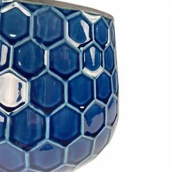 Southern Patio Honeycomb 8 in. Dia Cobalt Blue Ceramic Indoor Pot (2-Pack) 21 Southern Patio Honeycomb 8 in. Dia Cobalt Blue Ceramic Indoor Pot (2-Pack) -Achla Designs Shop cobalt blue southern patio plant pots crm 047087p2 77 1000