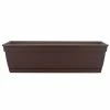 Southern Patio Newbury 24 in. Dia. Cocoa Plastic Window Box Planter -Achla Designs Shop cocoa southern patio window boxes nw2412co 64 1000