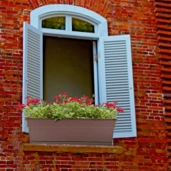 Southern Patio Newbury 7.86 in. x 35.75 in. Cocoa Resin Window Box with Saucer 14 Southern Patio Newbury 7.86 in. x 35.75 in. Cocoa Resin Window Box with Saucer -Achla Designs Shop cocoa southern patio window boxes nw3612co a0 1000