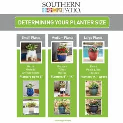 Southern Patio 9.25 in. x 7.5 in. Coffee High-Density Resin Egg Planter -Achla Designs Shop coffee southern patio plant pots hdr 012320 31 1000