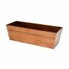 Achla Designs Medium Galvanized Steel Flower Box Planter, 24 in. W Copper Plated 1 Achla Designs Medium Galvanized Steel Flower Box Planter, 24 in. W Copper Plated -Achla Designs Shop copper achla designs planter boxes c 20c 64 1000