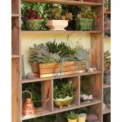 Achla Designs Small Galvanized Steel Flower Box Planter, 22 in. W Copper Plated -Achla Designs Shop copper achla designs window boxes c 08c 76 1000