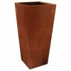 Arcadia Garden Products Contempo 13 in. x 28 in. Corten Steel Square Planter 1 Arcadia Garden Products Contempo 13 in. x 28 in. Corten Steel Square Planter -Achla Designs Shop copper arcadia garden products plant pots ct06 64 1000