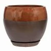 Southern Patio Kendall 11.81 in. x 7.09 in. Copper Ceramic Indoor Egg Planter 2 Southern Patio Kendall 11.81 in. x 7.09 in. Copper Ceramic Indoor Egg Planter -Achla Designs Shop copper southern patio plant pots crm 031130 64 1000