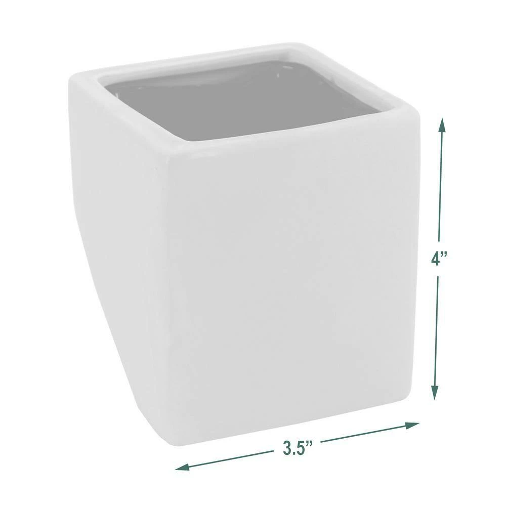 Arcadia Garden Products Cube 3-1/2 in. x 4 in. Coral Ceramic Wall Planter 8 Arcadia Garden Products Cube 3-1/2 in. x 4 in. Coral Ceramic Wall Planter - Image 6