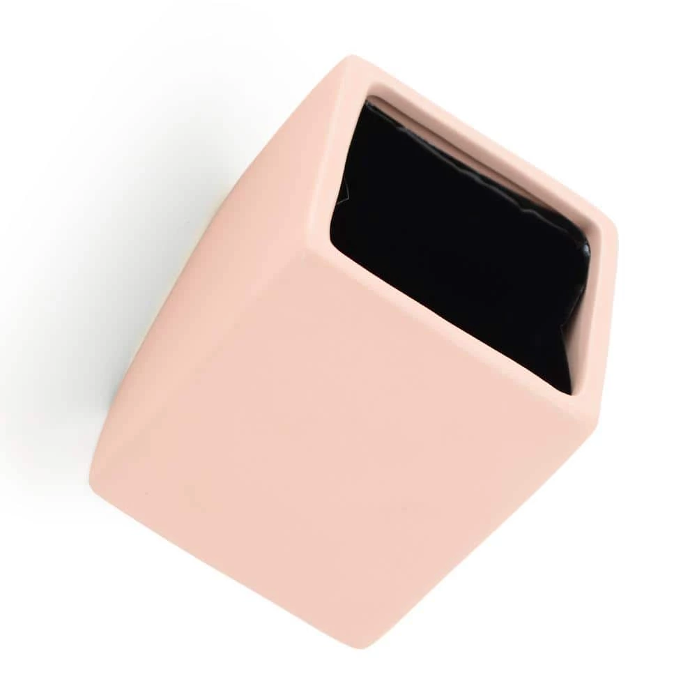 Arcadia Garden Products Cube 3-1/2 in. x 4 in. Coral Ceramic Wall Planter 3 Arcadia Garden Products Cube 3-1/2 in. x 4 in. Coral Ceramic Wall Planter