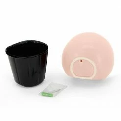 Arcadia Garden Products Round 3-1/2 in. x 4 in. Coral Ceramic Wall Planter -Achla Designs Shop coral matte arcadia garden products wall planters wp13cl 4f 1000