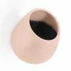 Arcadia Garden Products Round 3-1/2 in. x 4 in. Coral Ceramic Wall Planter -Achla Designs Shop coral matte arcadia garden products wall planters wp13cl 64 1000