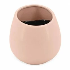 Arcadia Garden Products Round 3-1/2 in. x 4 in. Coral Ceramic Wall Planter -Achla Designs Shop coral matte arcadia garden products wall planters wp13cl c3 1000