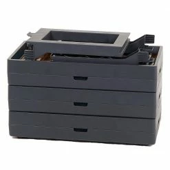 Southern Patio FlexSpace 22 in. x 11 in. x 13 in. Dark Brown Resin Modular Raised Garden Bed -Achla Designs Shop dark brown southern patio elevated garden beds hdr 090403 76 1000