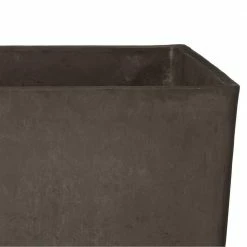 Arcadia Garden Products Contempo Tall Square 13 in. x 13 in. x 28 in. Dark Charcoal PSW Pot -Achla Designs Shop dark charcoal arcadia garden products plant pots fs32dc 4f 1000