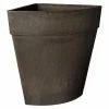 Arcadia Garden Products Traditional 13-1/2 in. x 17-1/2 in. Dark Charcoal PSW Corner Pot -Achla Designs Shop dark charcoal arcadia garden products plant pots ha45dc 64 1000
