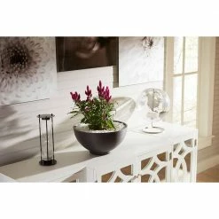 Arcadia Garden Products Simplicity Bowl 16 in. x 8 in. Dark Charcoal PSW Pot -Achla Designs Shop dark charcoal arcadia garden products plant pots k40dc 31 1000