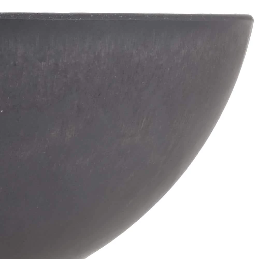 Arcadia Garden Products Garden Bowl 10 in. x 3 in. Dark Charcoal Composite PSW Pot 5 Arcadia Garden Products Garden Bowl 10 in. x 3 in. Dark Charcoal Composite PSW Pot - Image 3