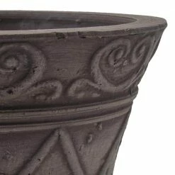 Arcadia Garden Products Scroll Grower 5 in. x 4 in. Dark Charcoal PSW Pot 8 Arcadia Garden Products Scroll Grower 5 in. x 4 in. Dark Charcoal PSW Pot -Achla Designs Shop dark charcoal arcadia garden products plant pots nur12dc 4f 1000
