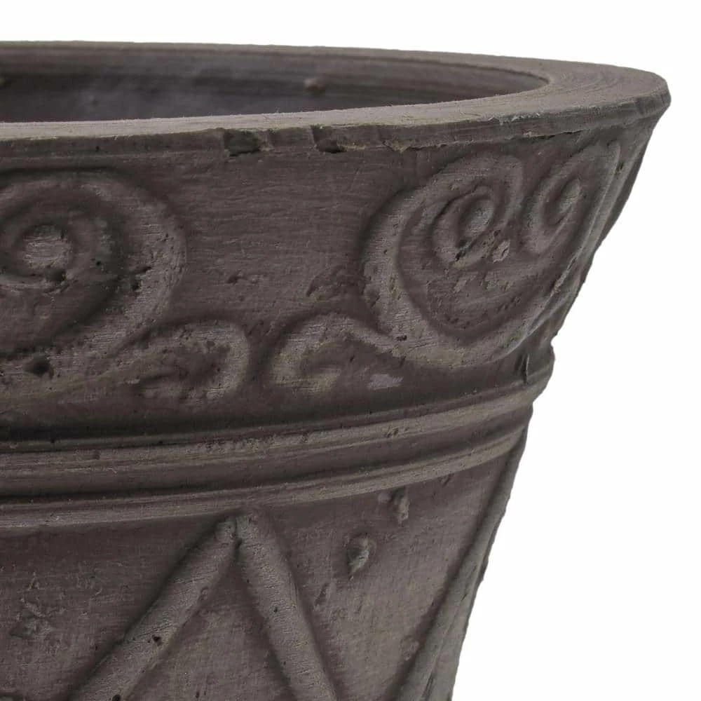 Arcadia Garden Products Scroll Grower 5 in. x 4 in. Dark Charcoal PSW Pot 5 Arcadia Garden Products Scroll Grower 5 in. x 4 in. Dark Charcoal PSW Pot - Image 3
