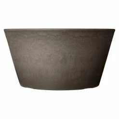Arcadia Garden Products Sleek 10 in. x 5 in. Dark Charcoal PSW Bulb Pan Pot -Achla Designs Shop dark charcoal arcadia garden products plant pots td25dc c3 1000