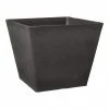 Arcadia Garden Products Simplicity Square 12 in. x 10 in. Dark Charcoal PSW Pot -Achla Designs Shop dark charcoal arcadia garden products plant pots uf31dc 64 1000